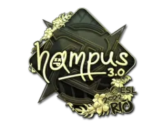 Pegatina | hampus (dorada) | Río 2022