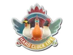 Aufkleber | Hard Cluck Life (Holo)