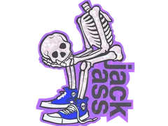 Sticker | Head In Hands (Glitter)