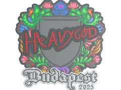 Sticker | Heavygod (Embroidered) | Budapest 2025