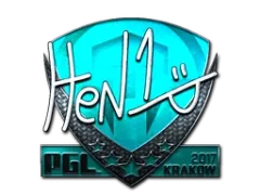Sticker | HEN1 (Foil) | Krakow 2017