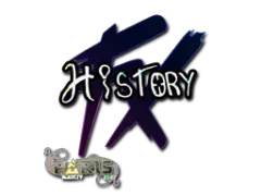 Наліпка | History (сяйниста) | Париж 2023