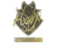 Sticker | HooXi (Gold) | Copenhagen 2024
