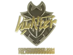 Sticker | huNter- (Gold) | Copenhagen 2024