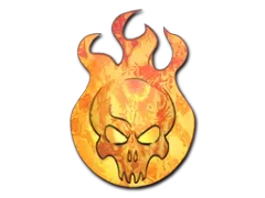 Pegatina | Incineración (holográfica)