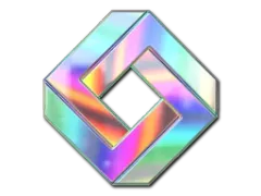 Pegatina | Diamante infinito (holográfica)