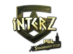 Autocolante | interz (Gold) | Estocolmo 2021