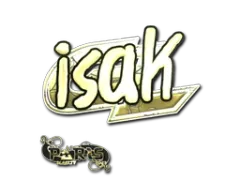Sticker | isak (Gold) | Paris 2023