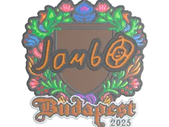 Sticker | jambo (Embroidered) | Budapest 2025