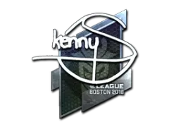 Pegatina | kennyS (reflectante) | Boston 2018