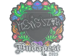 Sticker | kensizor (Embroidered) | Budapest 2025