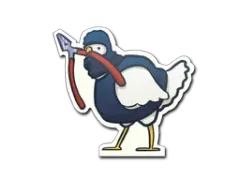 Pegatina | Pollo de desactivación