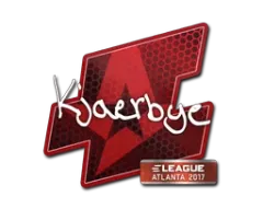 Наклейка | Kjaerbye | Атланта-2017