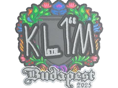 Sticker | kl1m (Embroidered) | Budapest 2025