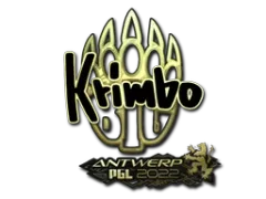 Sticker | Krimbo (Goud) | Antwerpen 2022