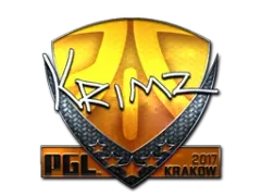 Naklejka | KRIMZ (foliowana) | Kraków 2017