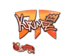 Naklejka | KRIMZ (holograficzna) | Paryż 2023
