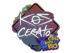 Sticker | KSCERATO (Glitter) | Rio 2022