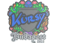 Sticker | Kursy (Embroidered) | Budapest 2025