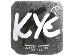 Klistermärke | kye (Foil) | Austin 2025