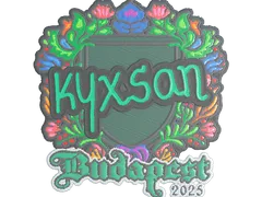 Sticker | kyxsan (Embroidered) | Budapest 2025