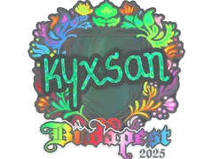 Sticker | kyxsan (Holo) | Budapest 2025