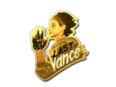 Klistermärke | Last Vance (Guld)