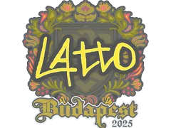 Sticker | latto | Budapest 2025