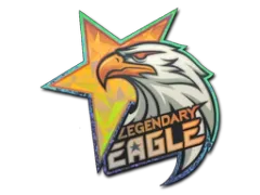 Naklejka | Legendarny orzeł (hologramowa)