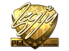 Наклейка | LEGIJA (золотая) | Краков-2017