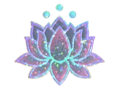 Çıkartma | Lotus (Parıltılı)