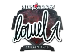 Sticker | loWel (Glimmend) | Berlin 2019