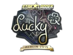 Наліпка | Lucky (золота) | Берлін 2019