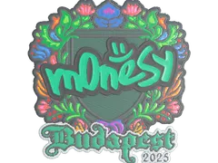Sticker | m0NESY (Embroidered) | Budapest 2025