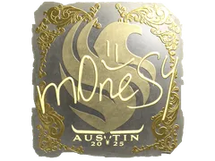 Abțibild | m0NESY (Gold) | Austin 2025