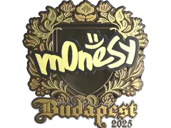 Sticker | m0NESY (Gold) | Budapest 2025