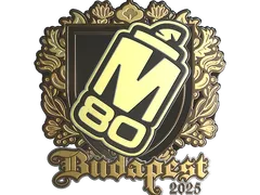 Sticker | M80 (Gold) | Budapest 2025
