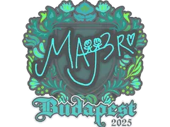 Sticker | MAJ3R | Budapest 2025