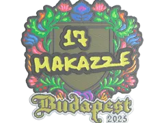 Sticker | makazze (Embroidered) | Budapest 2025