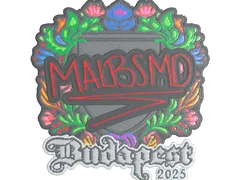 Pegatina | malbsMd (bordada) | Budapest 2025
