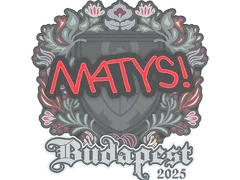 Sticker | MATYS | Budapest 2025