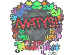 Sticker | MATYS (Holo) | Budapest 2025