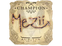 Naklejka | mezii (mistrz) | Austin 2025