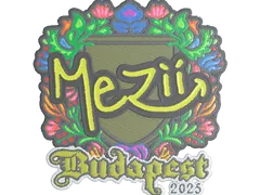 Sticker | mezii (Embroidered) | Budapest 2025
