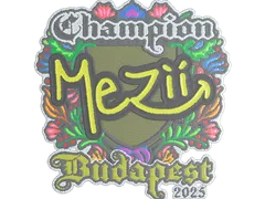 Sticker | mezii (Embroidered, Champion) | Budapest 2025