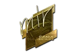 Sticker | mir (Goud) | Boston 2018