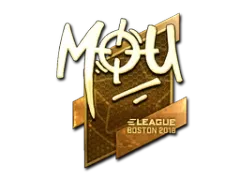 Autocolante | mou (Gold) | Boston 2018