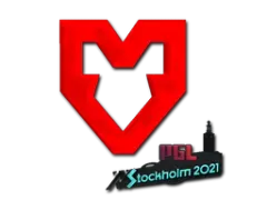 Naklejka | MOUZ (foliowana) | Sztokholm 2021