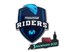 Klistermærke | Movistar Riders | Stockholm 2021