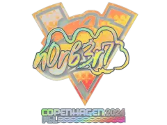 Sticker | n0rb3r7 (Holo) | Copenhagen 2024